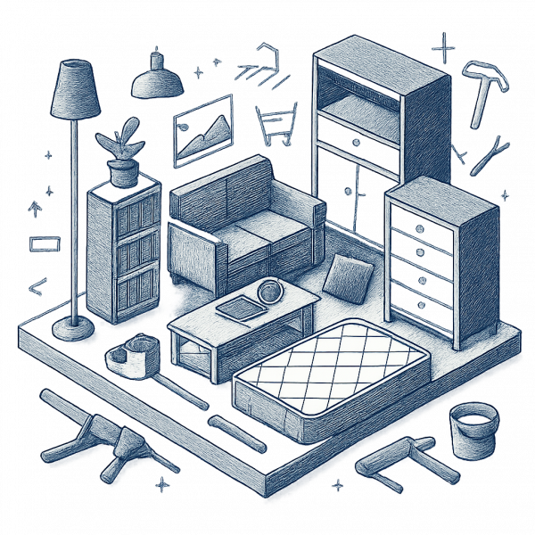 Малопродаја кућне робе и намештаја