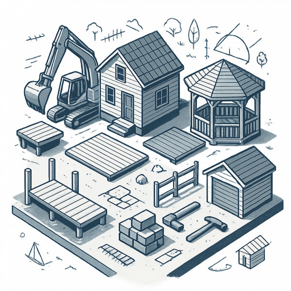 Строители на открито