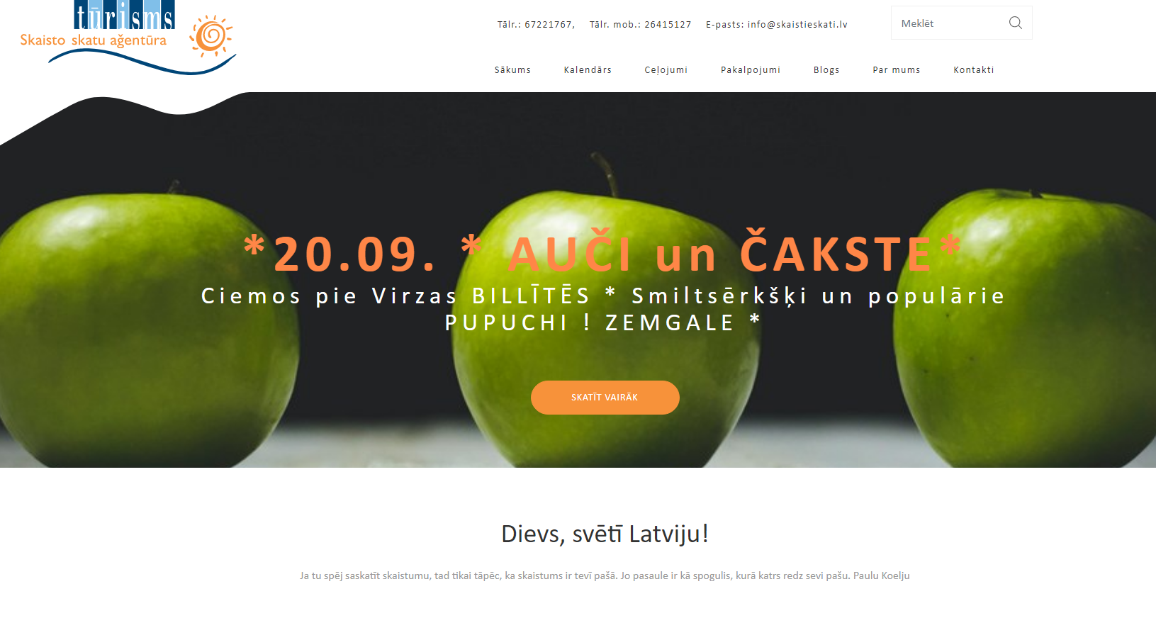 Clean modern landing page with highlighted featured offers and call-to-action.